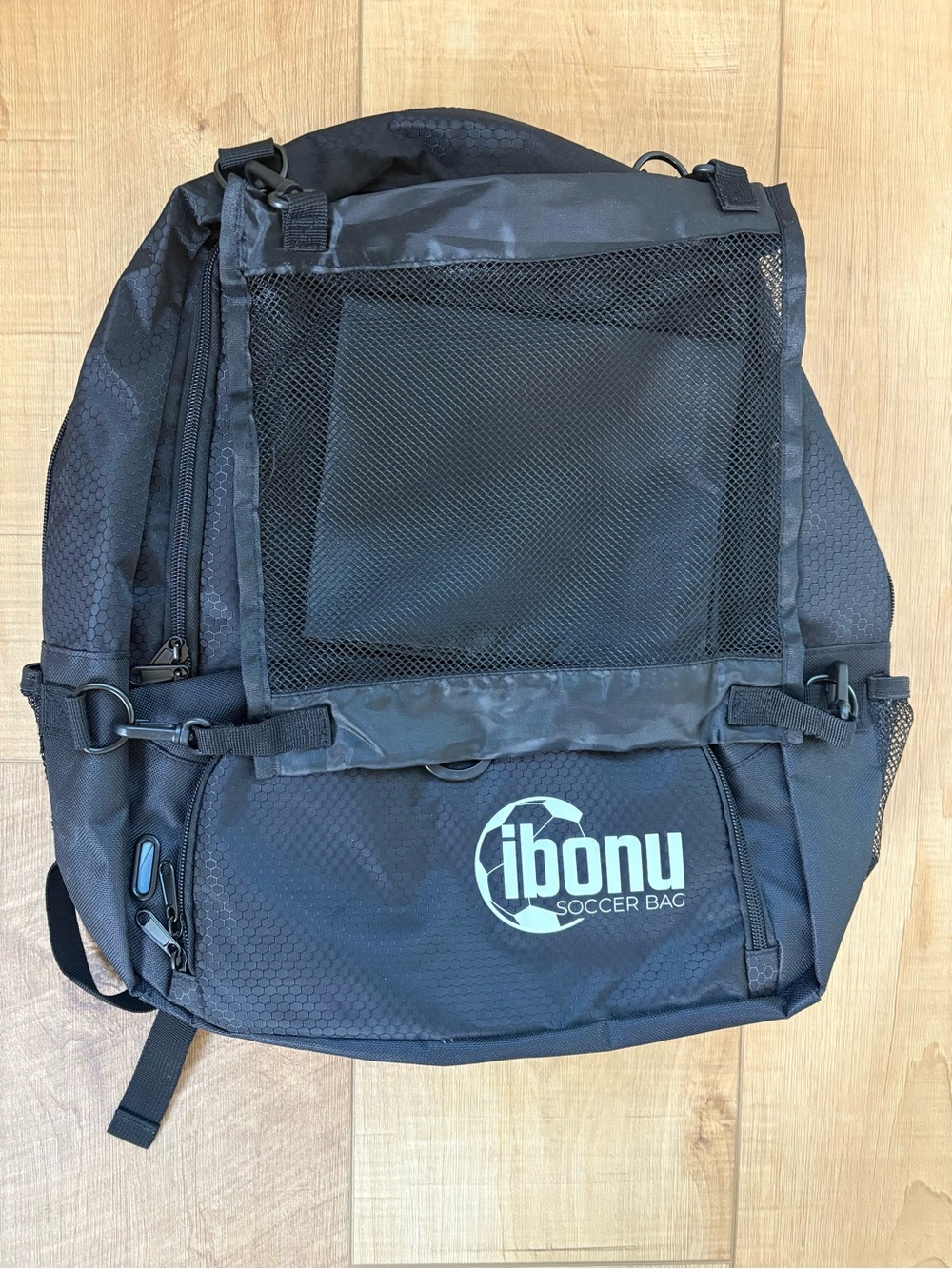 New! Black Soccer Bag/Backpack by Ibonu. Size OS
